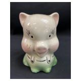Vintage Ceramic Pig Piggy Bank