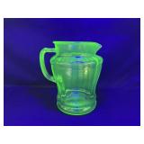 Uranium Glass Pitcher