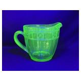 Uranium Glass Pitcher