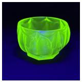 Vintage Uranium Glass Bowl - Small