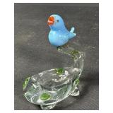 Glass Bird Figure