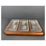 Relish tray with removable trays