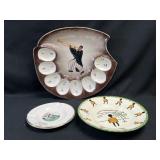 African American egg plate and more