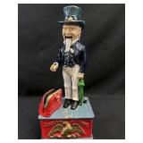 Uncle Sam Cast Iron Mechanical Bank - Taiwan