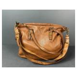 Genuine Leather Brown Shoulder Bag