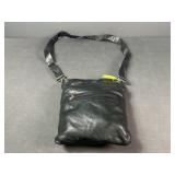 Margot Black Leather Cross Body Bag
