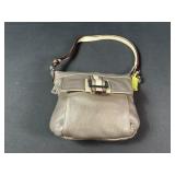 Isaac Mizarahi Leather Cross Body Tan Pink Bag