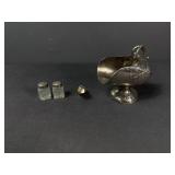 Sugar Scuttle & Salt & Pepper Shakers