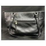 The Sak black pebble leather shoulder bag