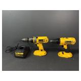2 DeWalt Drills Without Batteries