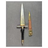 Vintage Ornate Dagger w/ Sheath