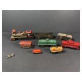 Vintage Marx & American Flyer Toy Train Cars