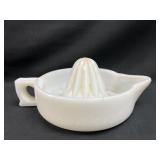 Sunkist Milk glass juicer