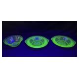 Uranium Serving Bowls