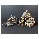 2 Shell Floral & Bonsai Trees