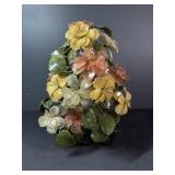 Jade & Hardstone Flowering Tree Sculpture