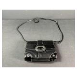 Brighton Black Leather Small Crossbody Bag