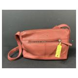 Stone Mountain Pink Leather shoulder Bag