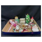 Glass Christmas ornaments and more