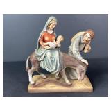 Baby Jesus, Mary and Joseph ceramic figure