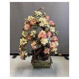 Large Glass Floral Bonsai Tree Decor (Very Heavy)