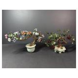2 Glass Mini Bonsai Tree