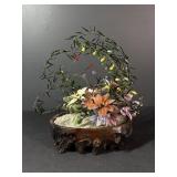 Small Glass Bonsai Tree Decor