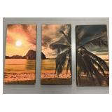 Puerto Rico Sunset Multi Panel Wall Art; 12 " x