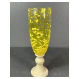 9 " Glass Flute Style Cup