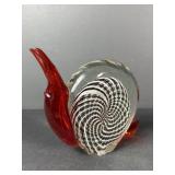 Snail Glass paperweight