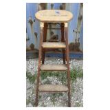 Antique Cracker Jac Step Ladder Stool