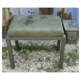 Military Bench with Ammo Crate