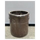 5 Gal Brown Glazed Stoneware Crock
