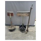 2 Metal Rollers and Jack
