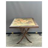 Vintage Floral Folding Table