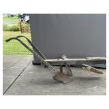Antique Wood Beam Farm Plow