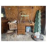 Vintage Desk, Christmas Trees, and More