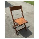 6 Antique Folding Chairs