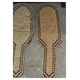 53" Vintage Wooden Bead Car Seat Covers - 2