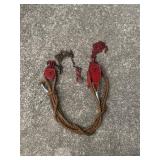 Red Block and Tackle Pulley System