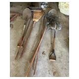 Shovels, pitchfork, and more
