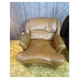 Ethan Allen grain leather chair