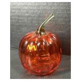 Orange Pumpkin Glass