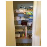 Contents of Hallway Closet Linens and  More