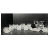 Cut glass glassware