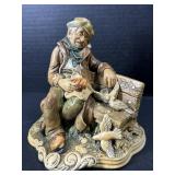 Feathered Friends Naturecraft Man & Birds Figurine
