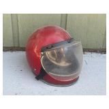 Red Motorcycle Helmet