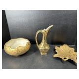 Weeping Bright Gold Ceramic Decor Set