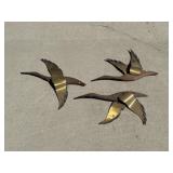 Wooden Flying Ducks Decorations