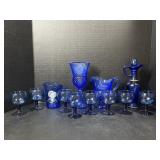 Blue Avon, Shirley temple and more glassware